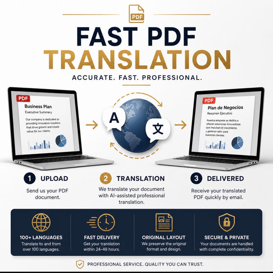 Fast PDF Translation Service